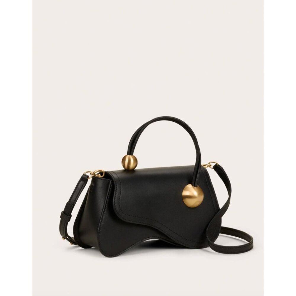 Cult Gaia $498 Kazia Crossbody in Black Wearable Abstract Art - Picture 9 of 12